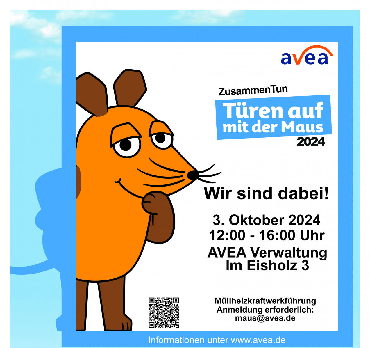 "Zusammen tun" - Am 03. Oktober öffnen die RELOGA unter dem Motto "Türen auf mit der Maus" ihre Türen. Hüpfburg, Kinderschminken und T-Shirt malen